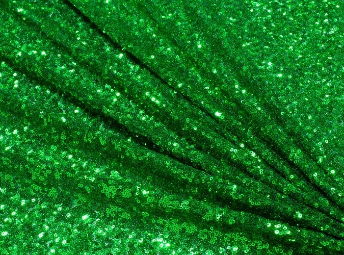 Emerald Sequin Linen