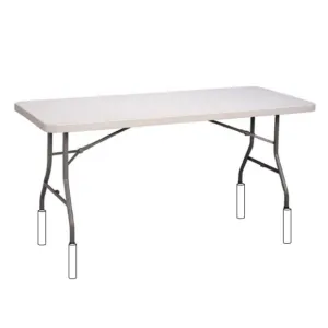 8'x30" Plastic Bar/Counter Height Table