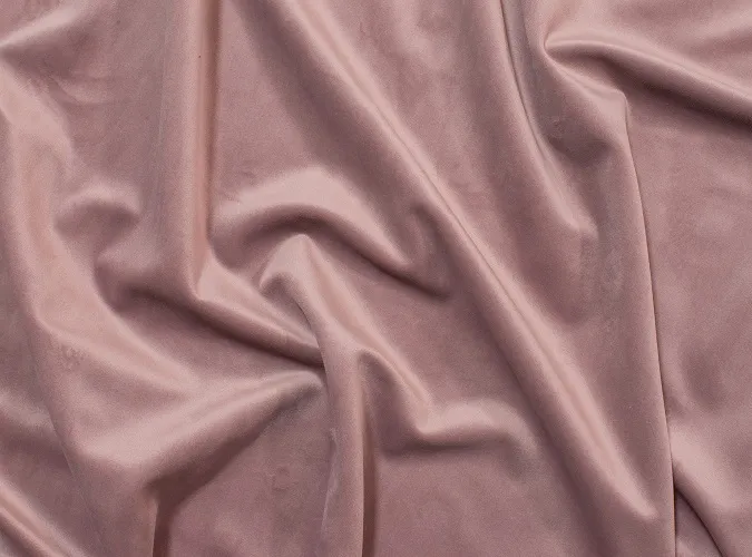Dusty Rose Plush Velvet Linen