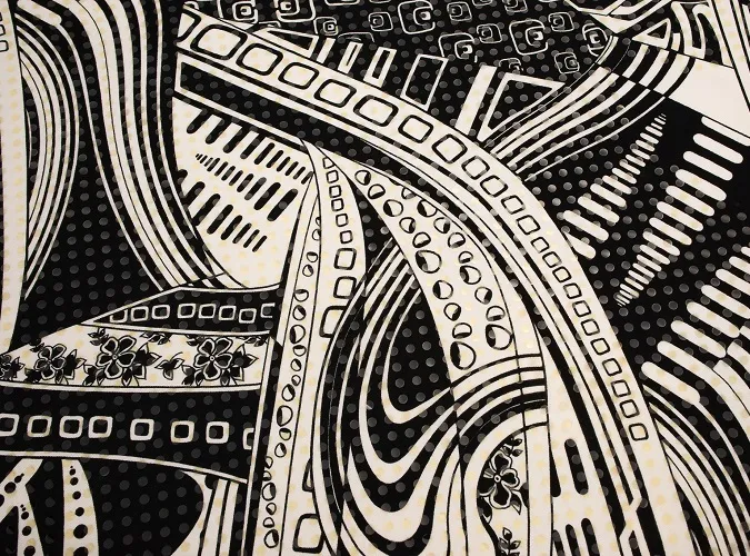 Black & White Pucci Linen