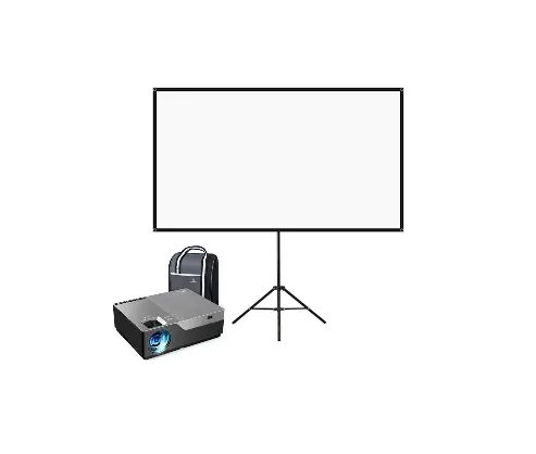 Projector and Screen with Stand
