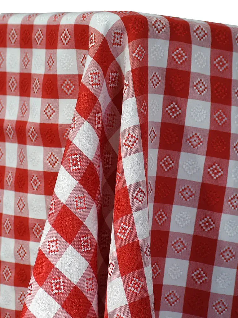 Red Gingham Tablecloth