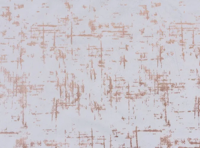 White Etched Velvet Linen