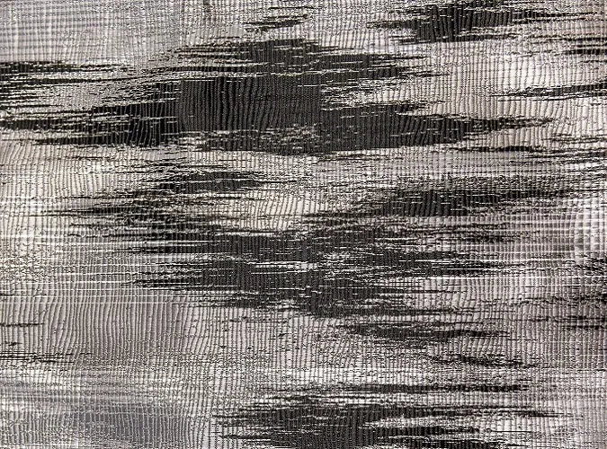 Black Abstract Linen