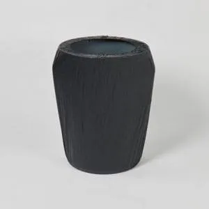 Trash Can 32 Gallon with Liner and Black Cover