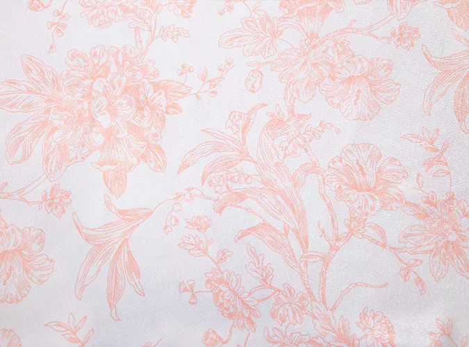 Blush Pink Bloom Specialty Linen - 132" Round