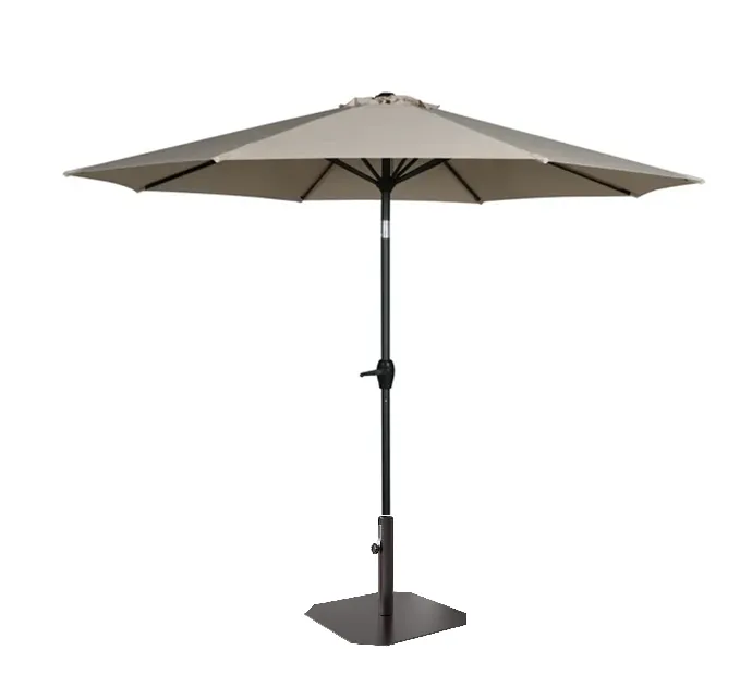 Umbrella 9' Tan with Base (27 lbs.)