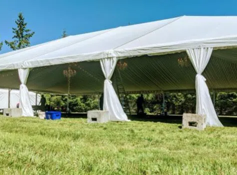 Tent Leg Drapes 8-10'