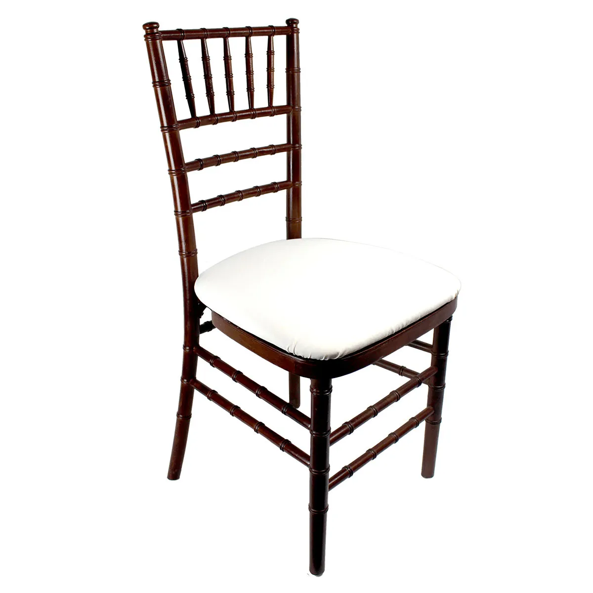 Burgundy Chiavari Chair w/ Cream Cushion