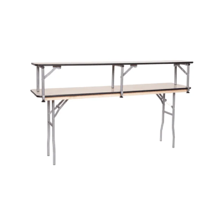 Bar Back 8' with Black House Linen