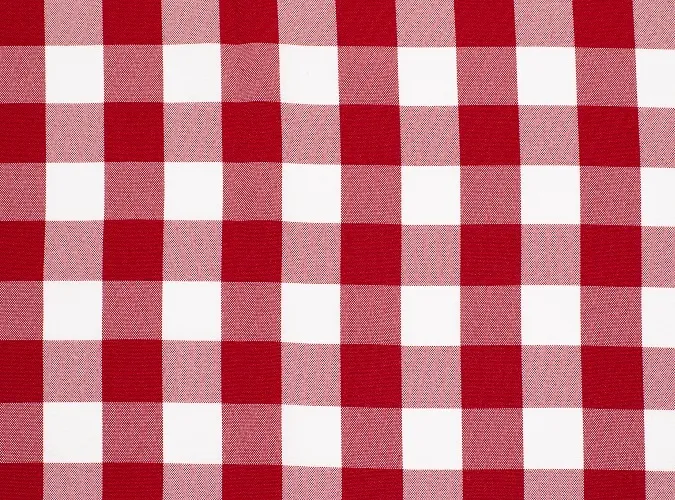 Red Check Linen
