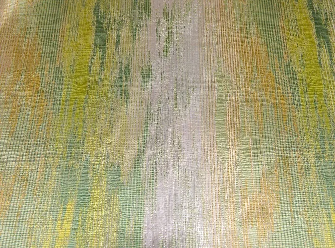 Green Abstract Linen