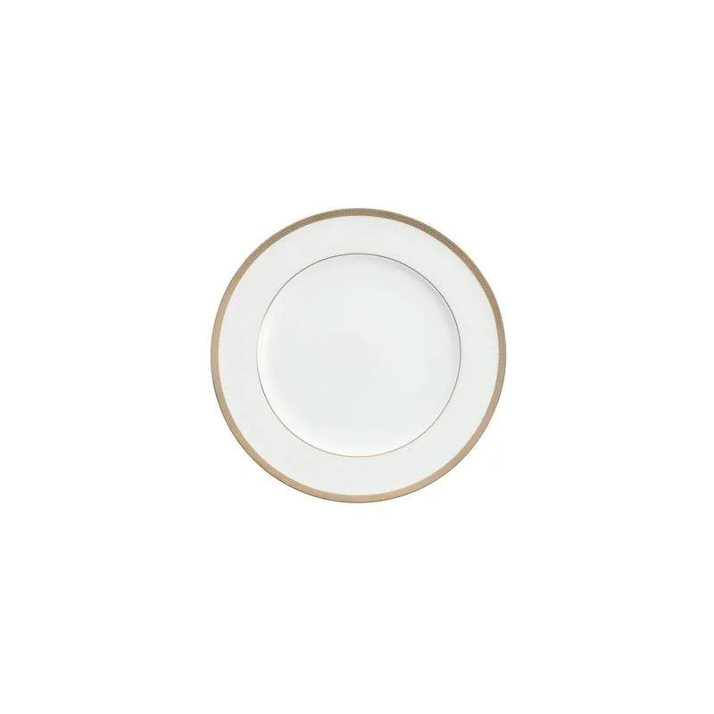 Juliet Salad/Dessert Plate 8.25" (Cream w/Gold Band)