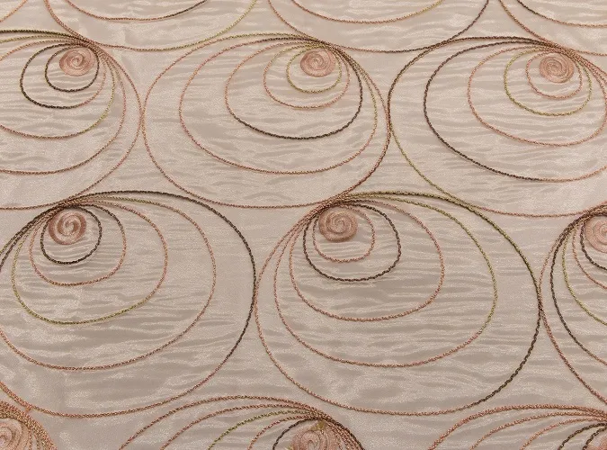 Blush Shimmer Swirl Linen