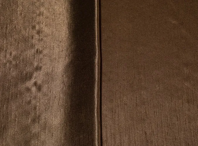 Walnut Shantung ~ Reversible Linen