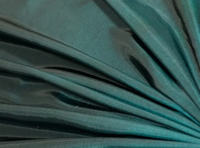 Teal Taffeta Linen