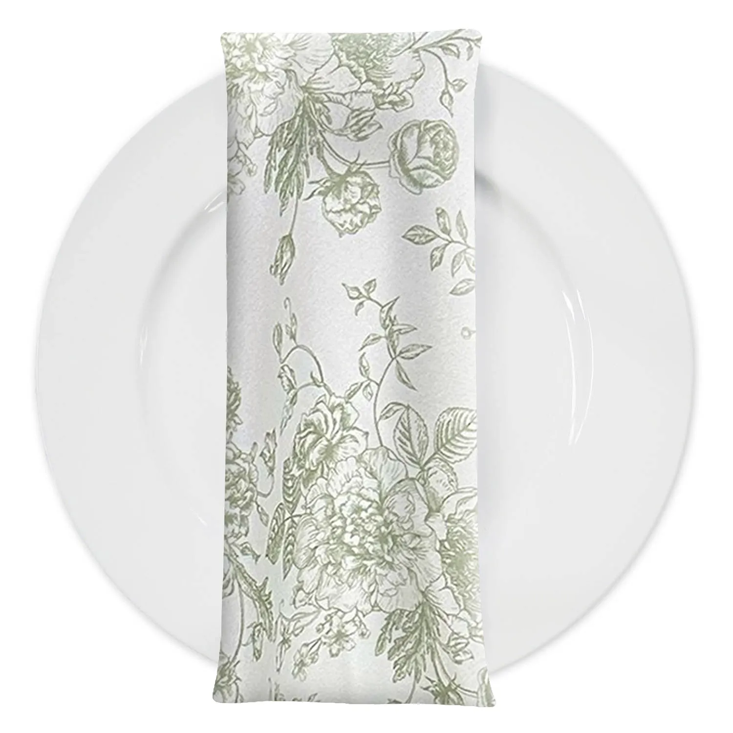 Charger - Sage French Voile 13"