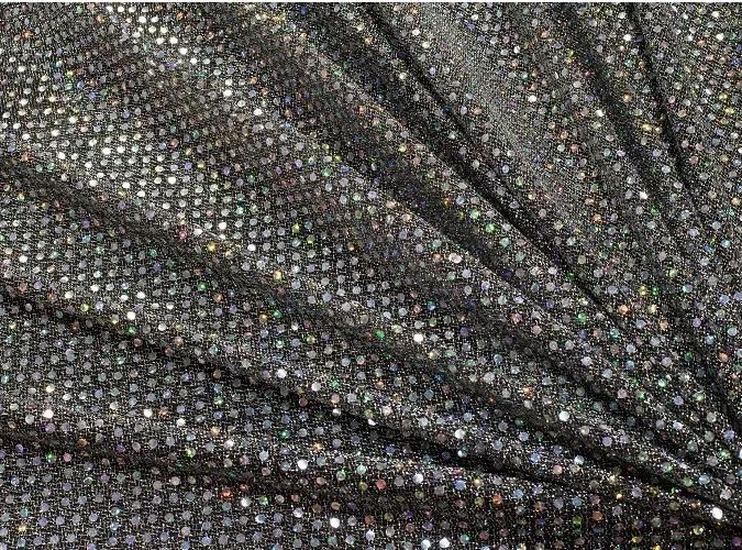 Holographic Sequin Linen