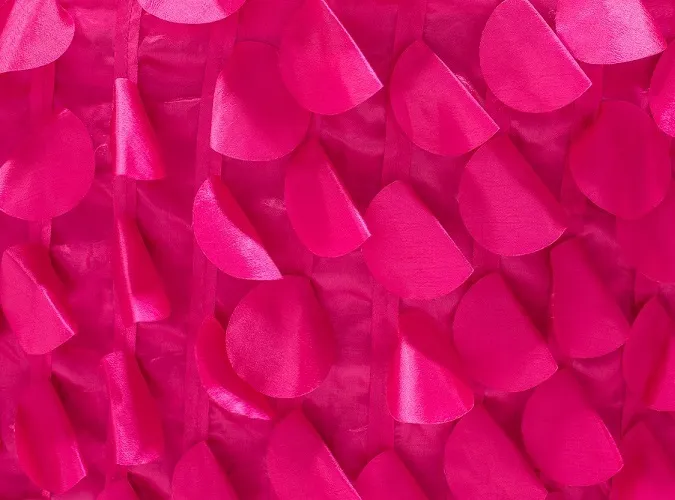 Fuchsia Petal Taffeta Linen