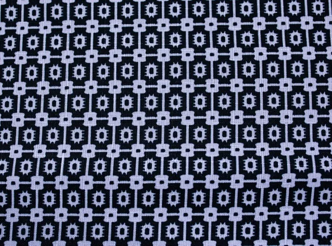 Black & White Santa Fe Linen