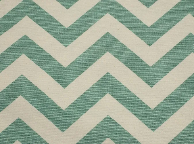 Rustic Island Blue Chevron Linen