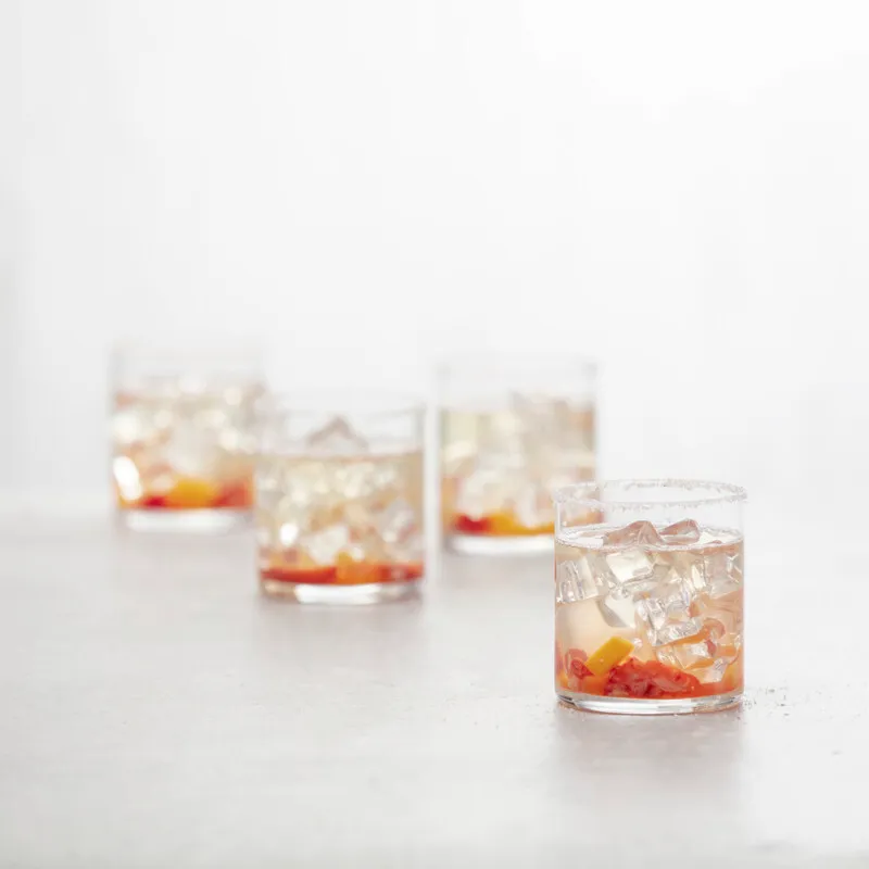 Modern Double Rock / Old Fashioned Glass 14.9 oz.
