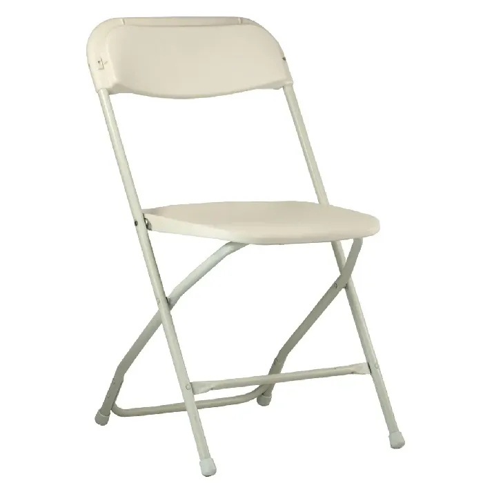 Standard Folding Chair (White/Off White)