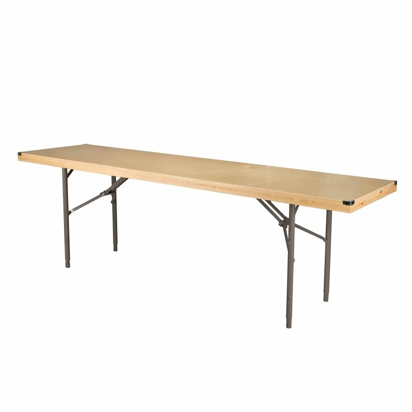 8'x30" Wood Expo Table (Adjustable Height 30" or 42", with 2" Edge)