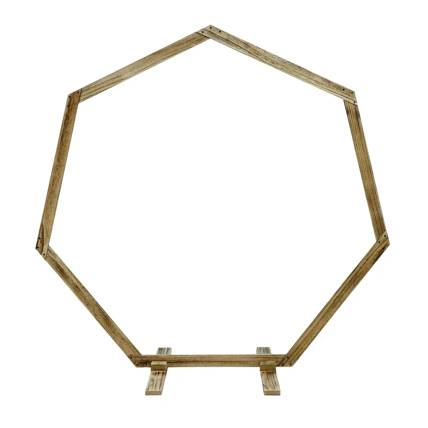 Modern Wedding Arch - Heptagonal