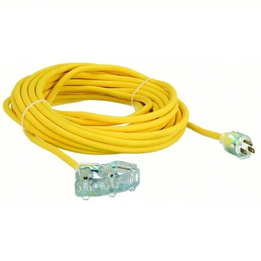 Extension Cord 12 AWG 50ft Triple Tap