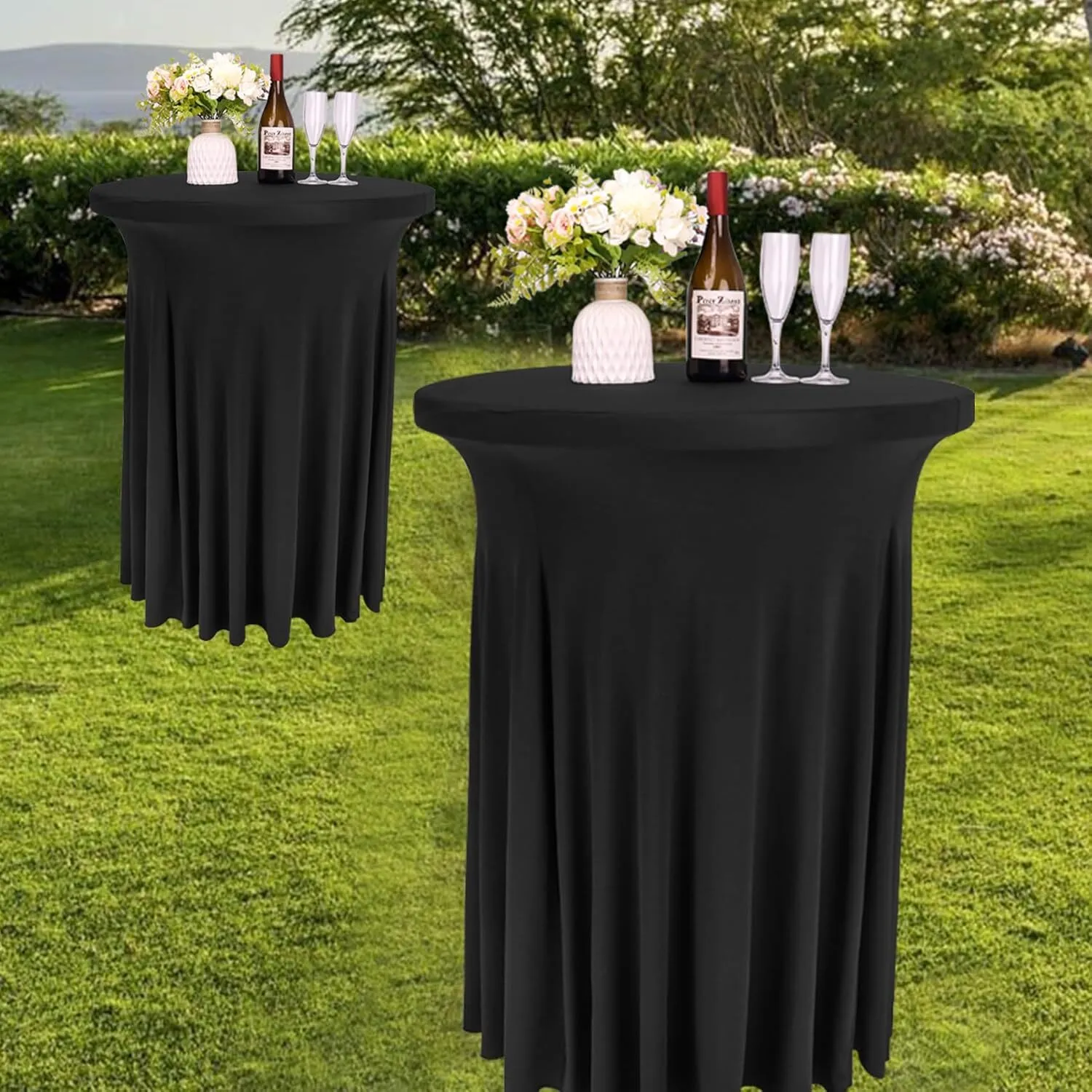 Black Cocktail Tablecloth