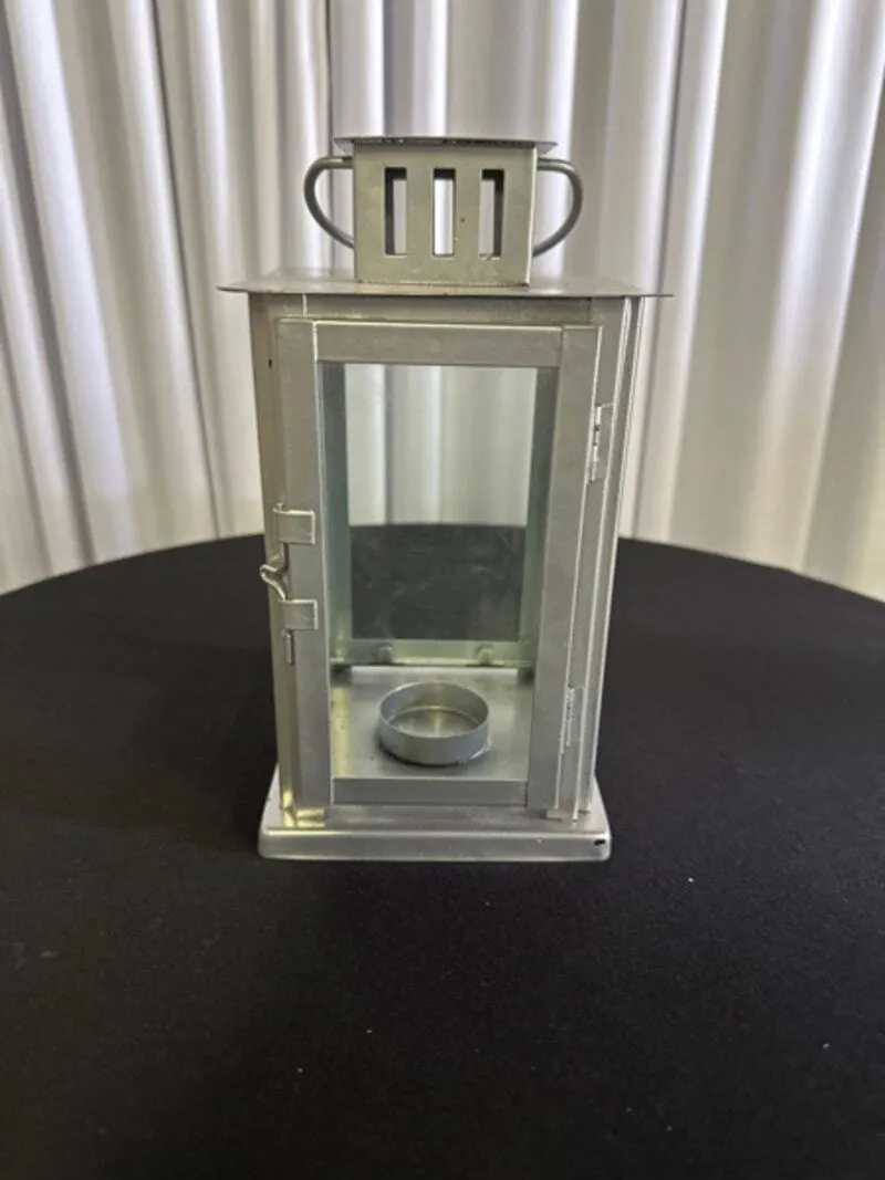 Silver Metal Lantern