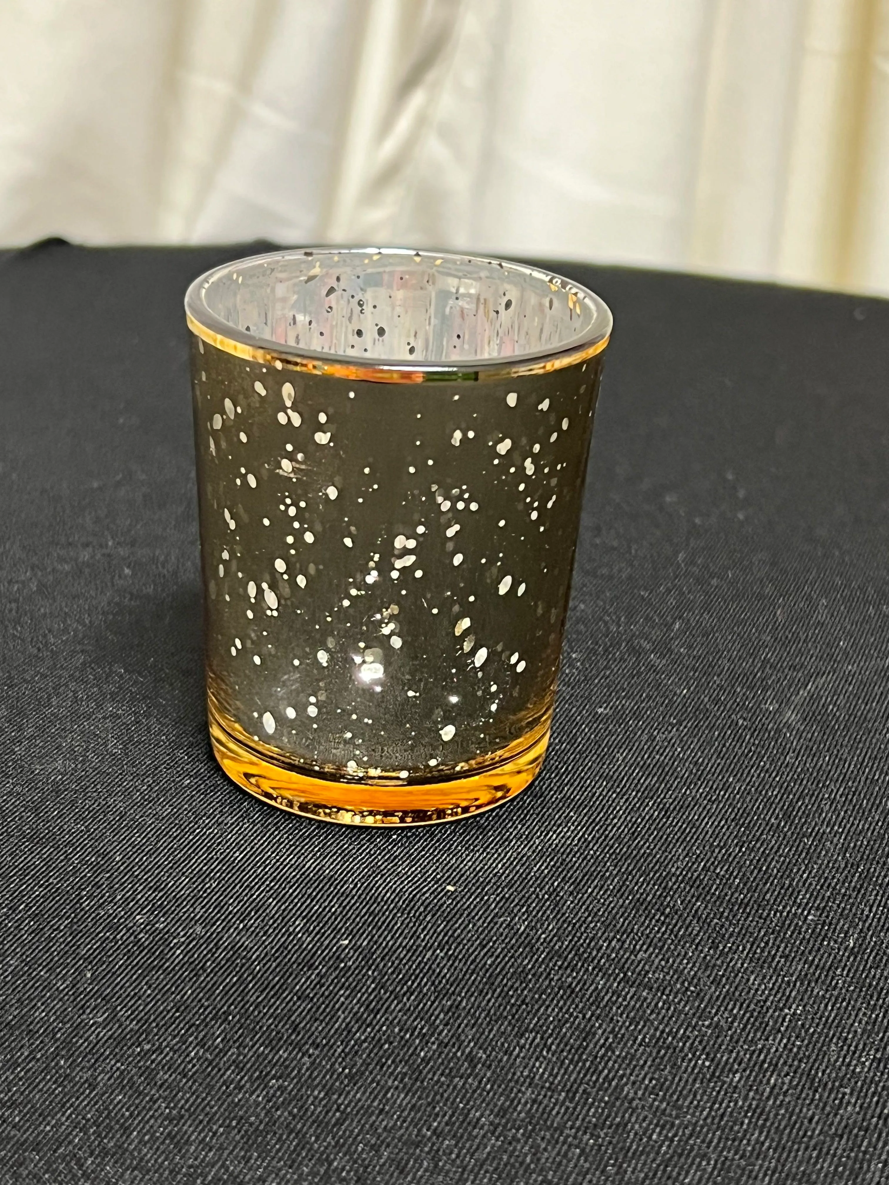 Gold Flaked Tealight Holder