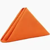 Orange Cotton Cloth Napkins