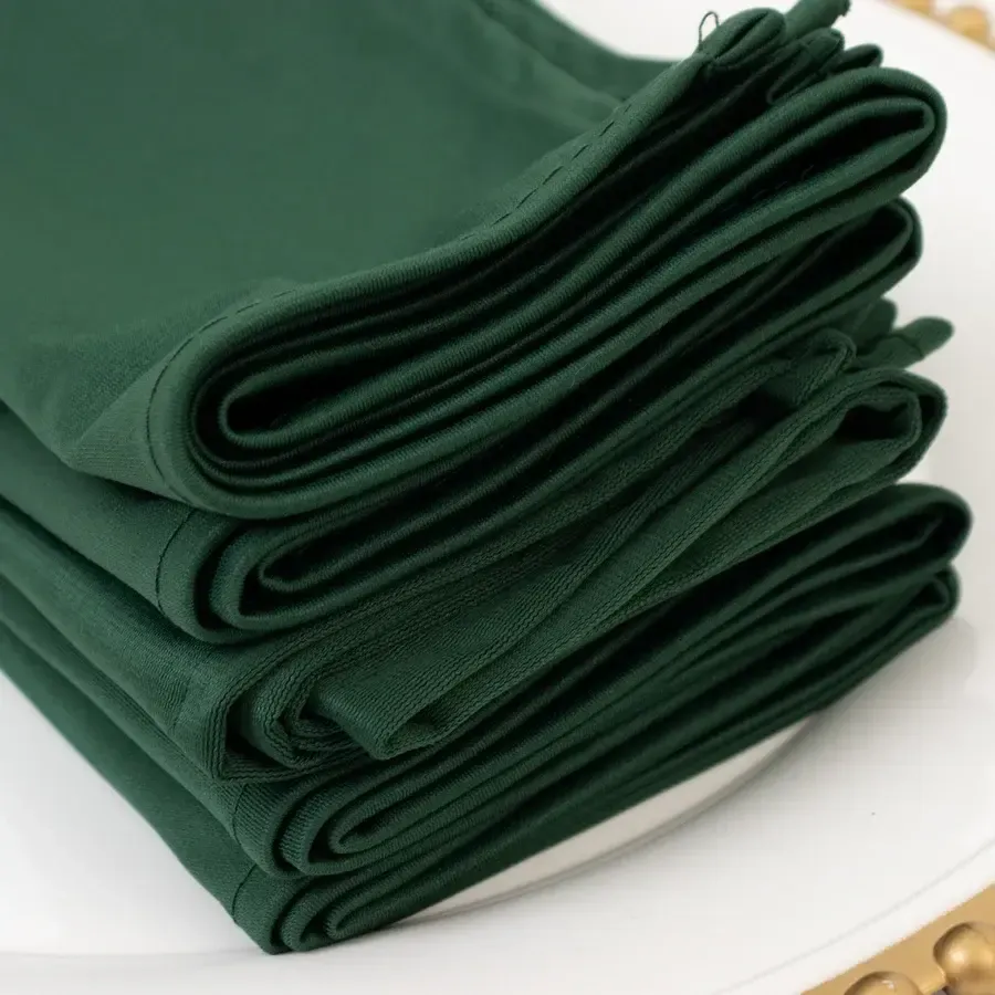 Hunter Green Cotton Cloth Napkins