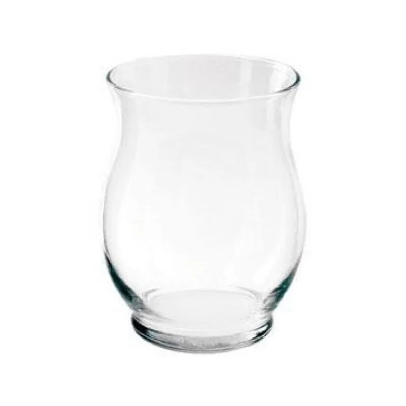 Clear Glass Hurricane Vase 5.5"