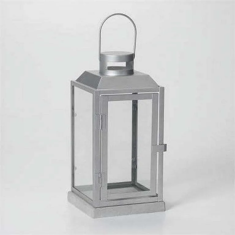 Pebble Lane Sadie Metal & Glass Lantern 
