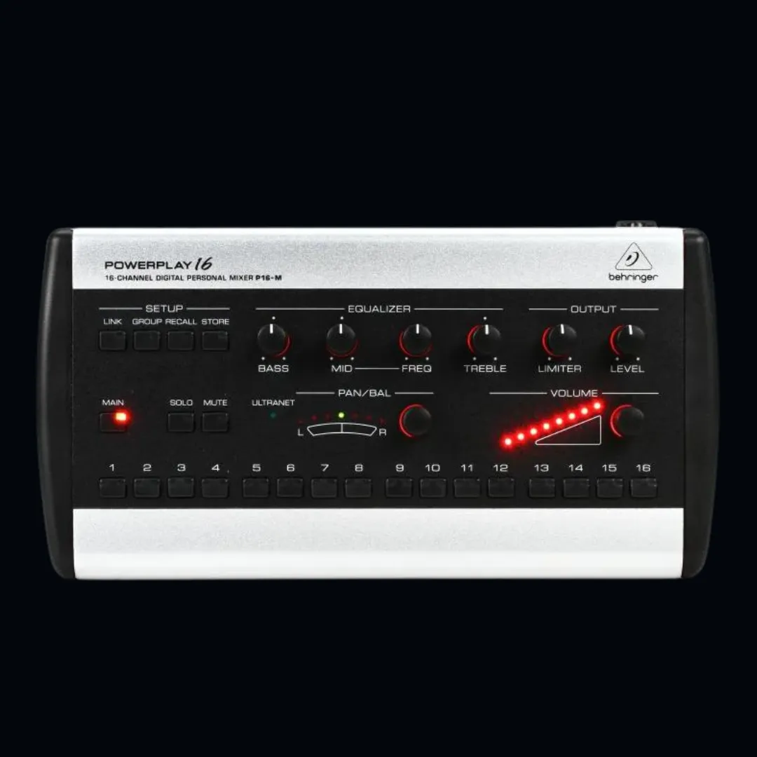 Behringer Powerplay P16-M 16-channel Digital Personal Mixer