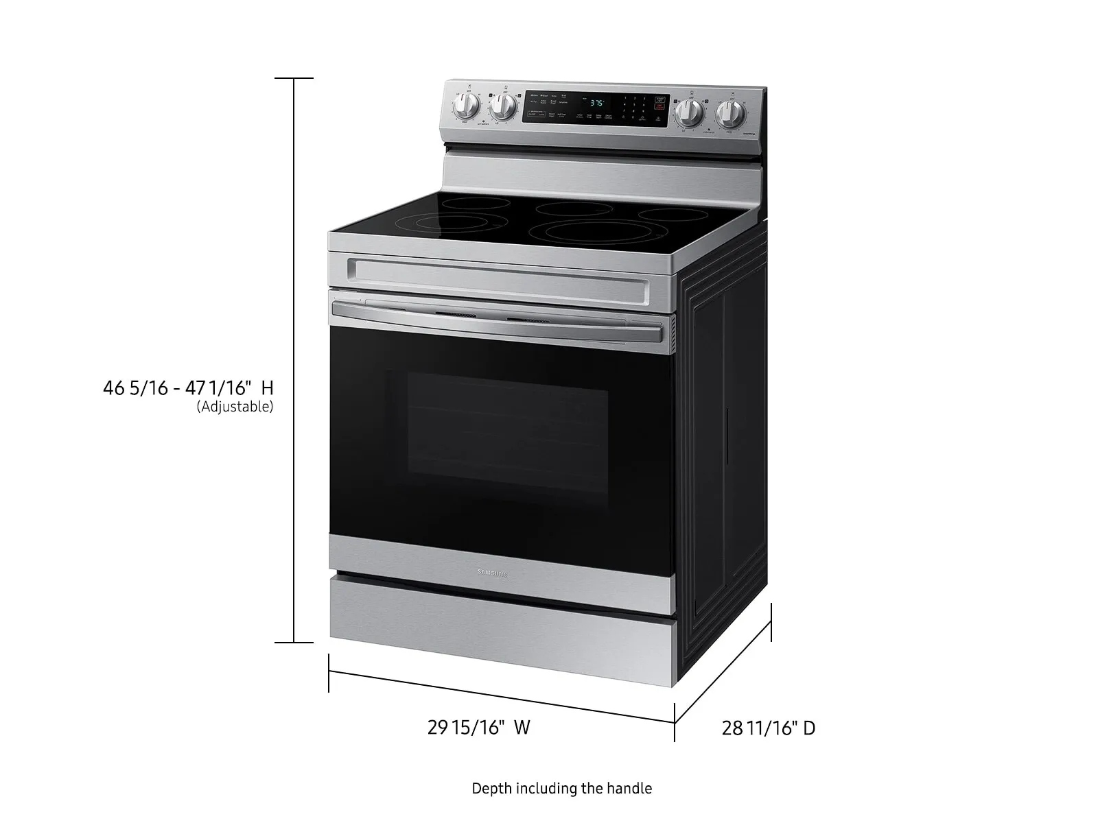 Samsung 6.3 cu ft Smart Freestanding Electric Range