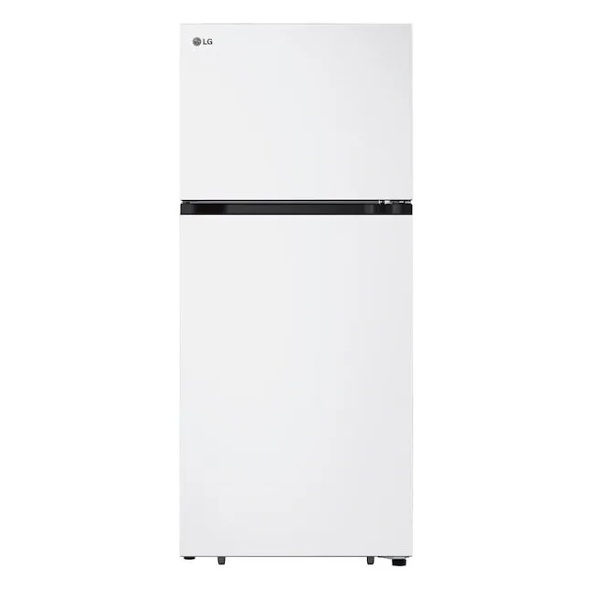LG 18 cu ft Top Freezer Refrigerator White