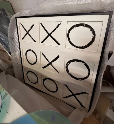 Tic Tac Toe Wall Art