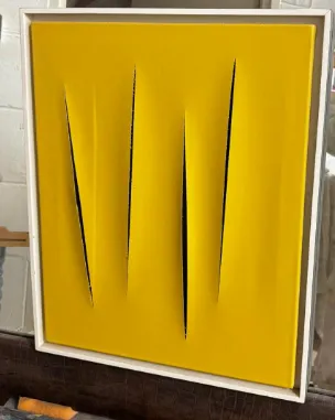 Lucio Fontana reproduction