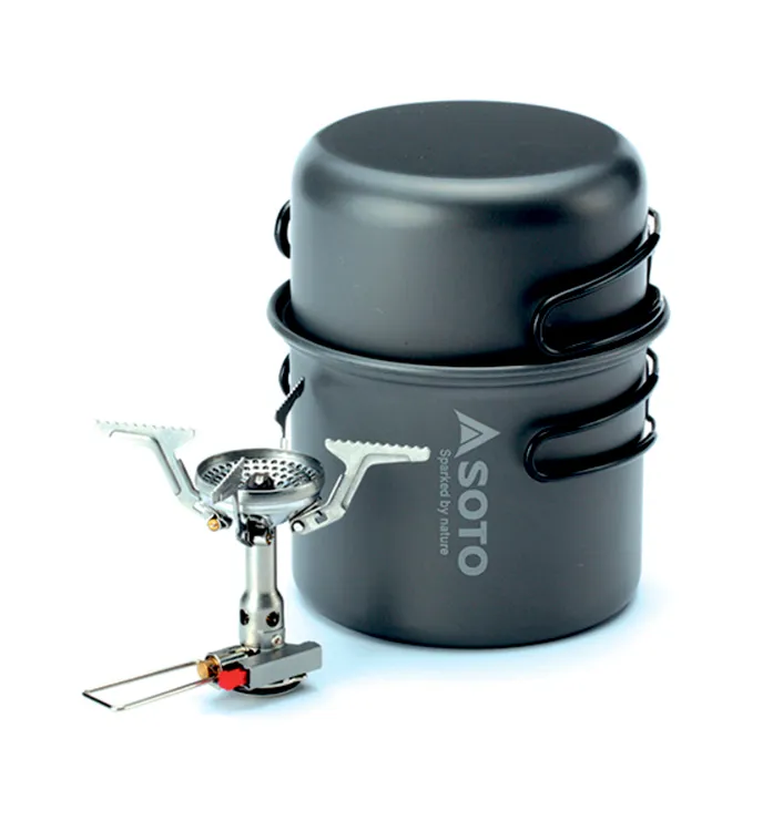 Soto Amicus with Stealth Igniter & Cook Set Combo