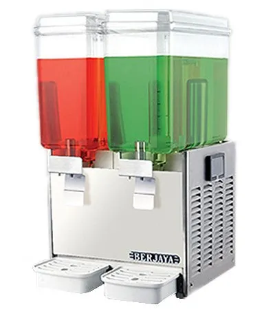 Bejyaya JD218MIX Refrigerated Drink Dispenser 2 x 18L Bowls