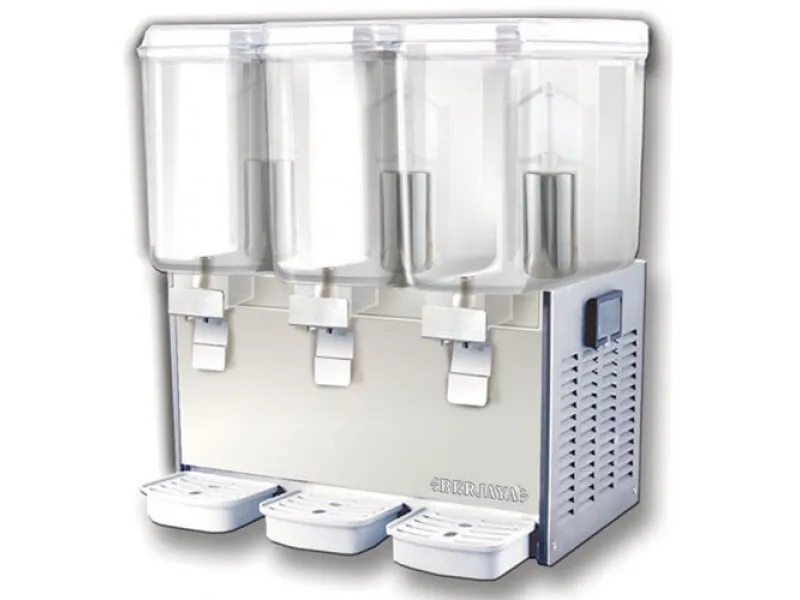 Bejyaya JD318M Refrigerated Drink Dispenser 3 x 18L Bowls