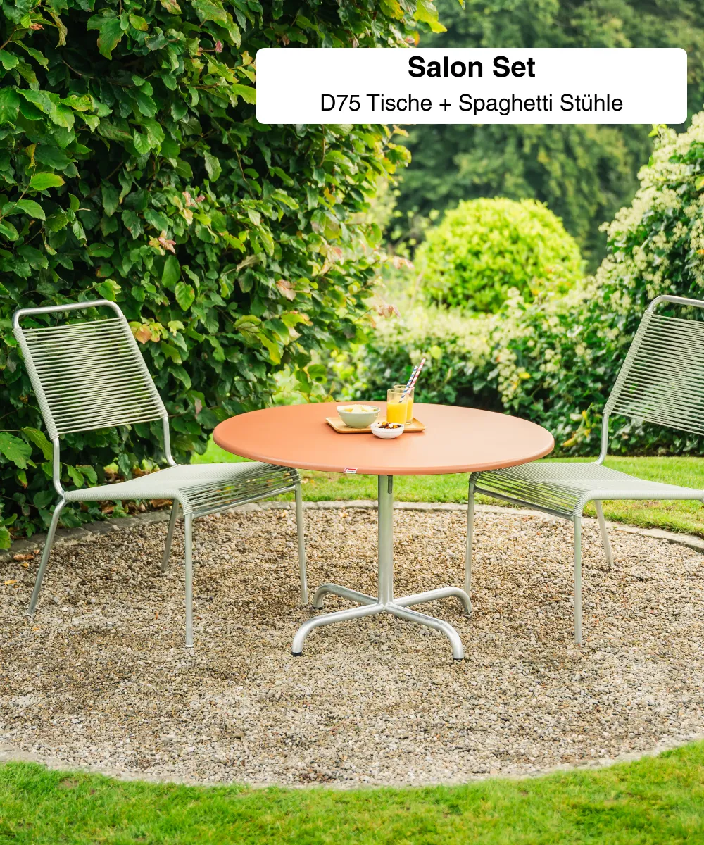 Salon Davos D75 + Spaghetti Salonsessel