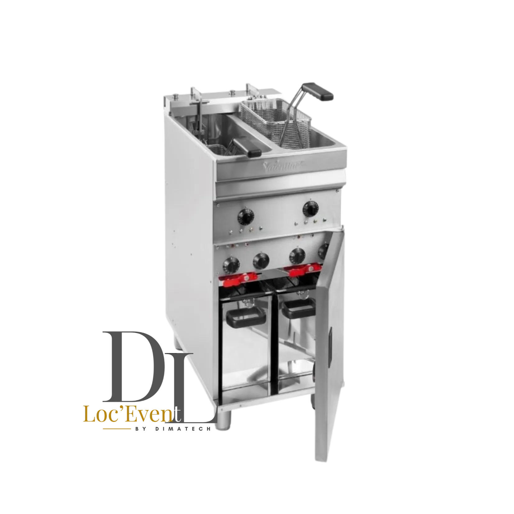 Friteuse électrique Valentine 2 x 7-8 litres