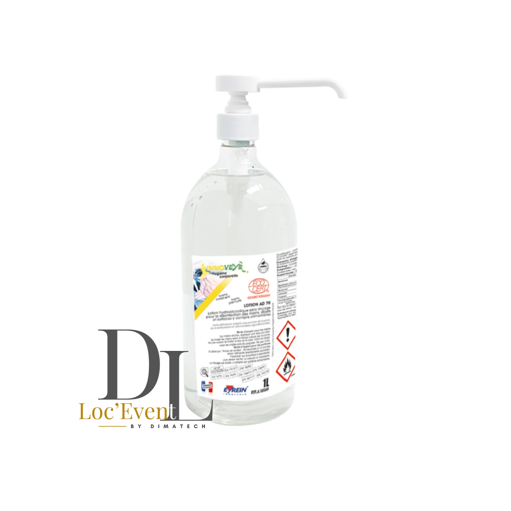 Lotion Hydroalcoolique Flacon 1L