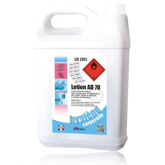 Lotion hydroalcoolique 5 litres 