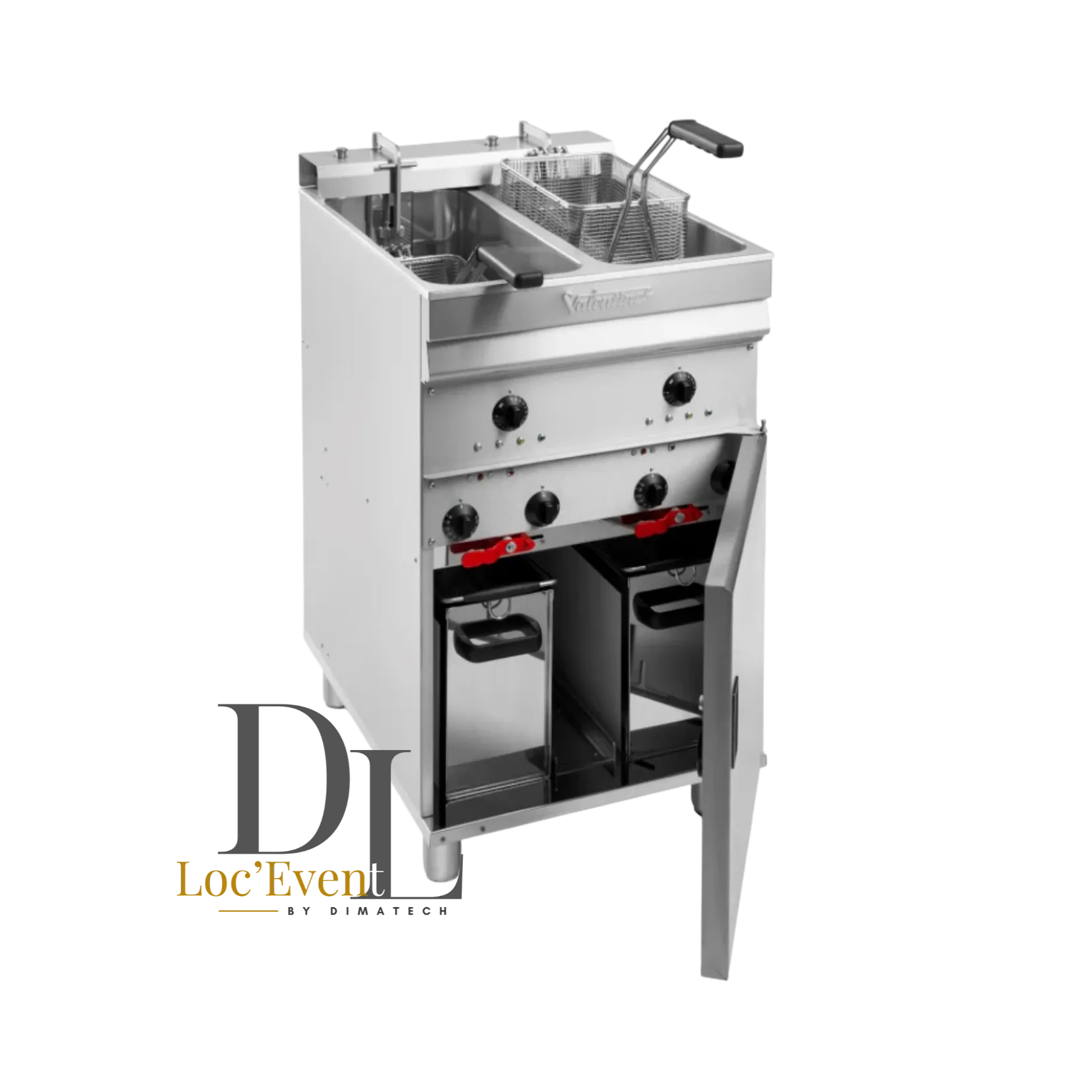 Friteuse Valentine électrique 2 x 9-10 litres